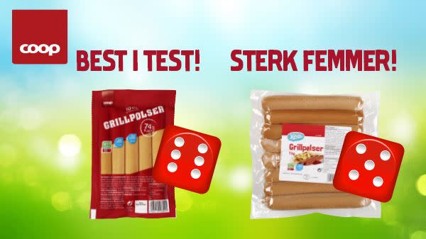 Best i test! - Coop grillpølser