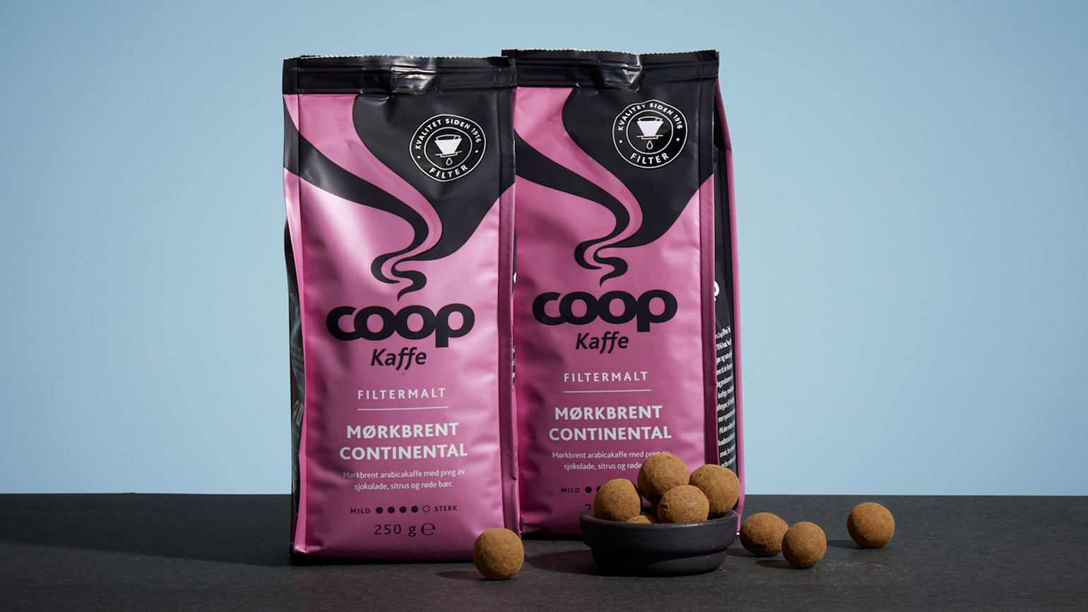 Coop Kaffe - Mørkbrent Continental