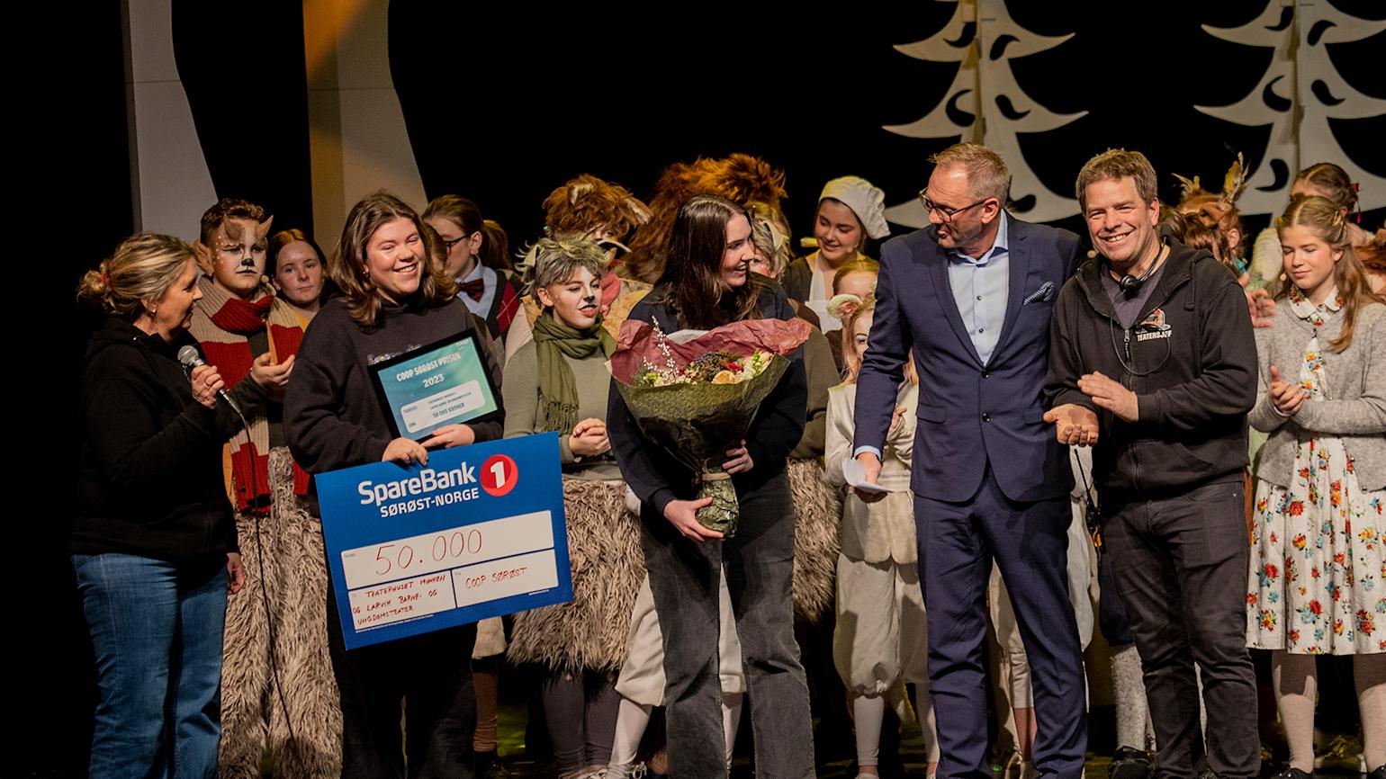 Coop sørøst prisen deles ut på scene