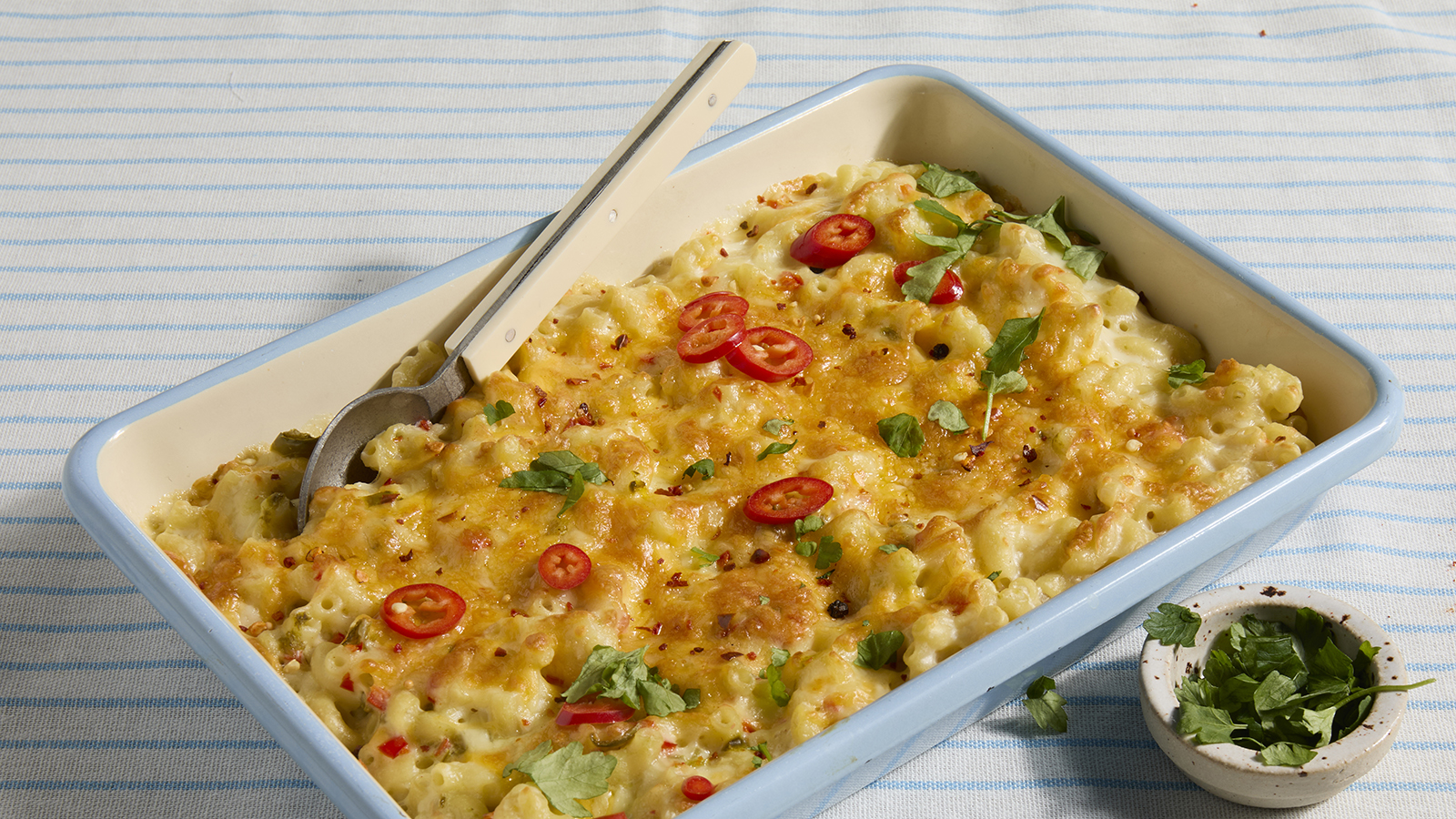Hjemmelaget jalapeño mac'n cheese