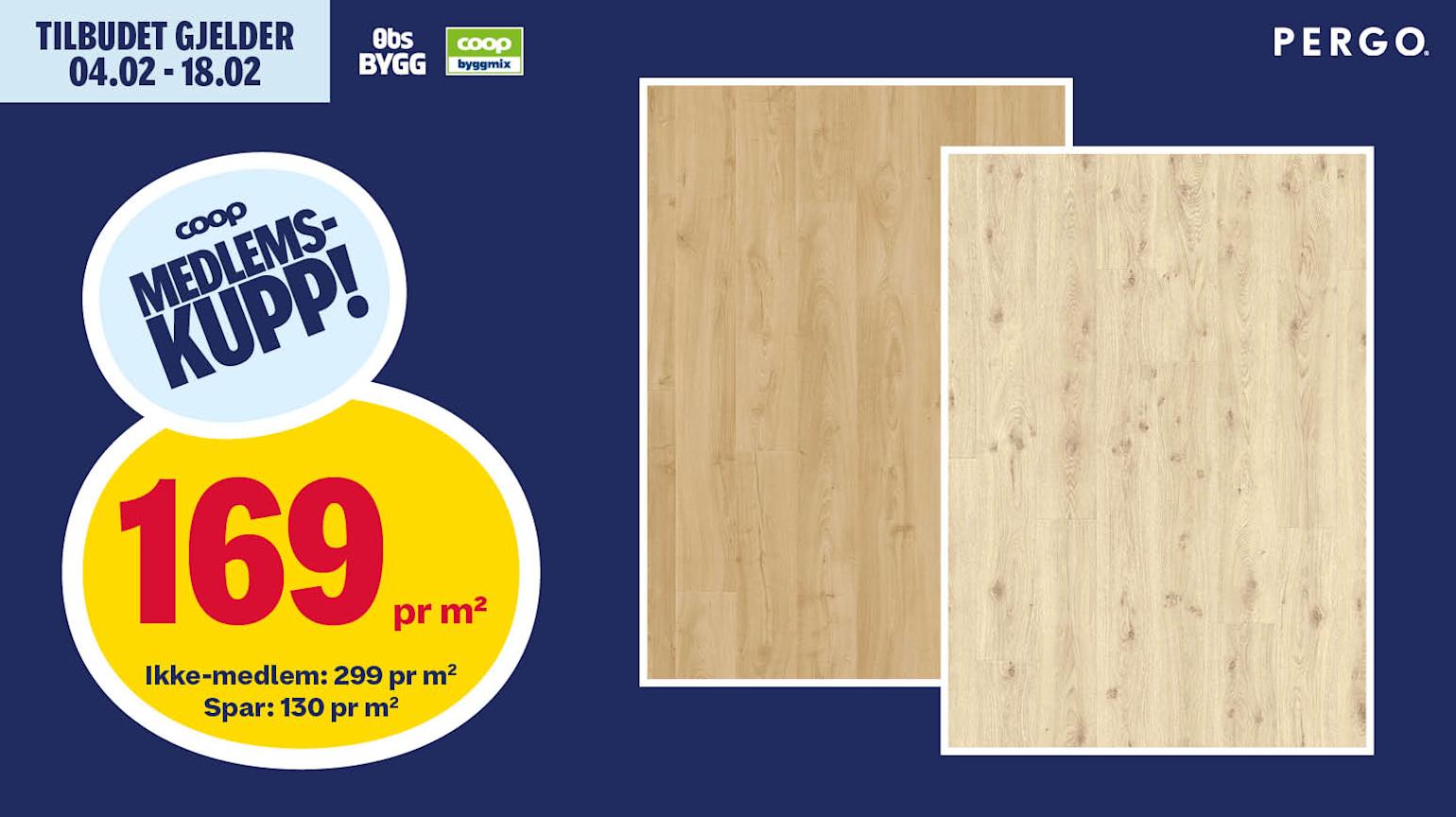 Pergo Trondheim laminatgulv