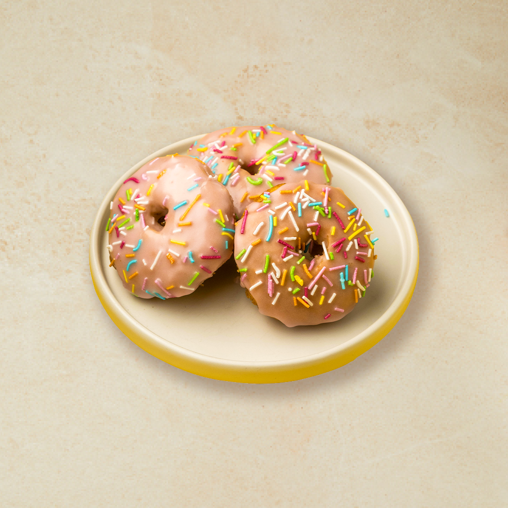 Ovnsbakte vaniljedonuts
