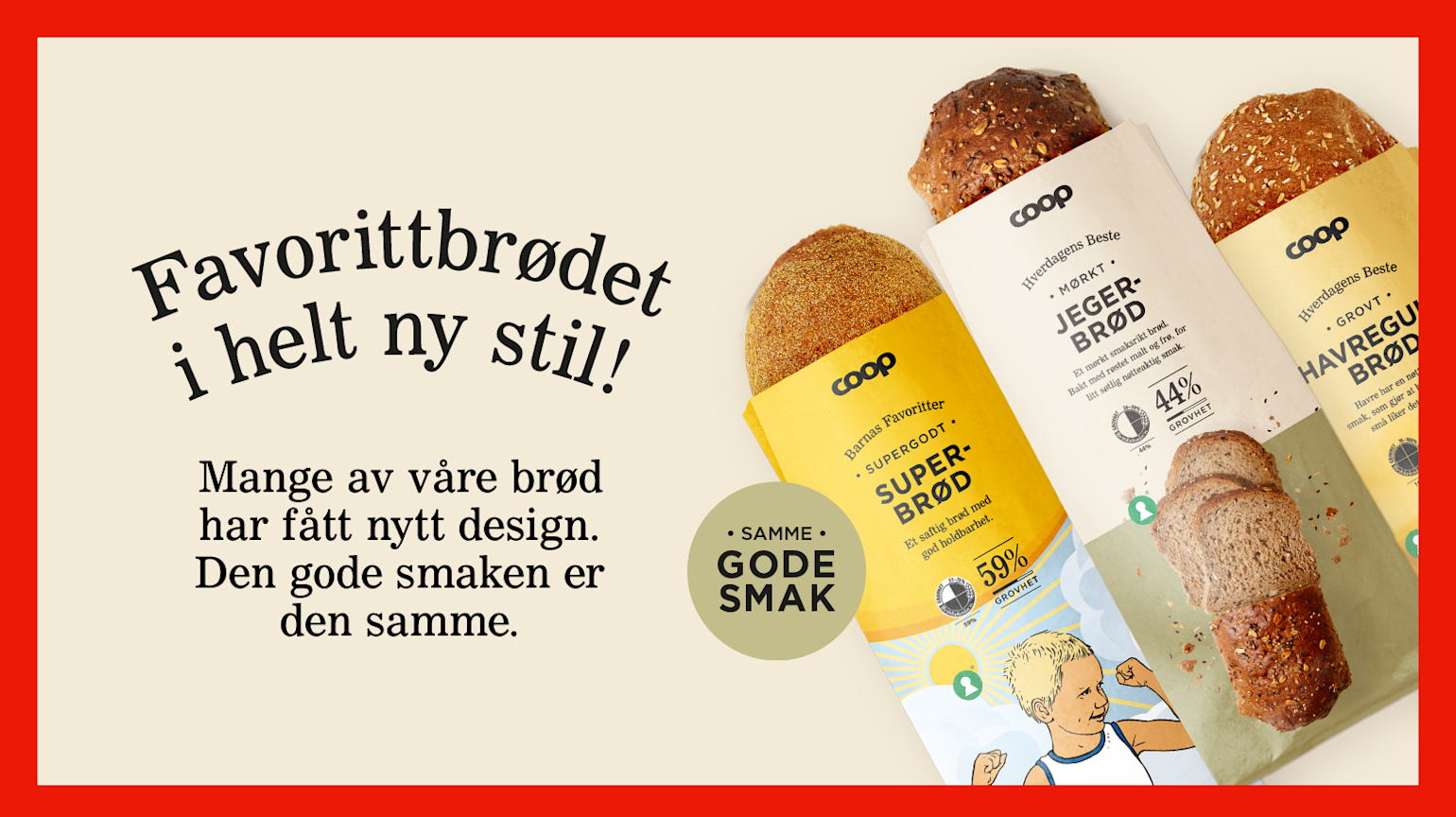 Extra Favorittbrødet i ny stil