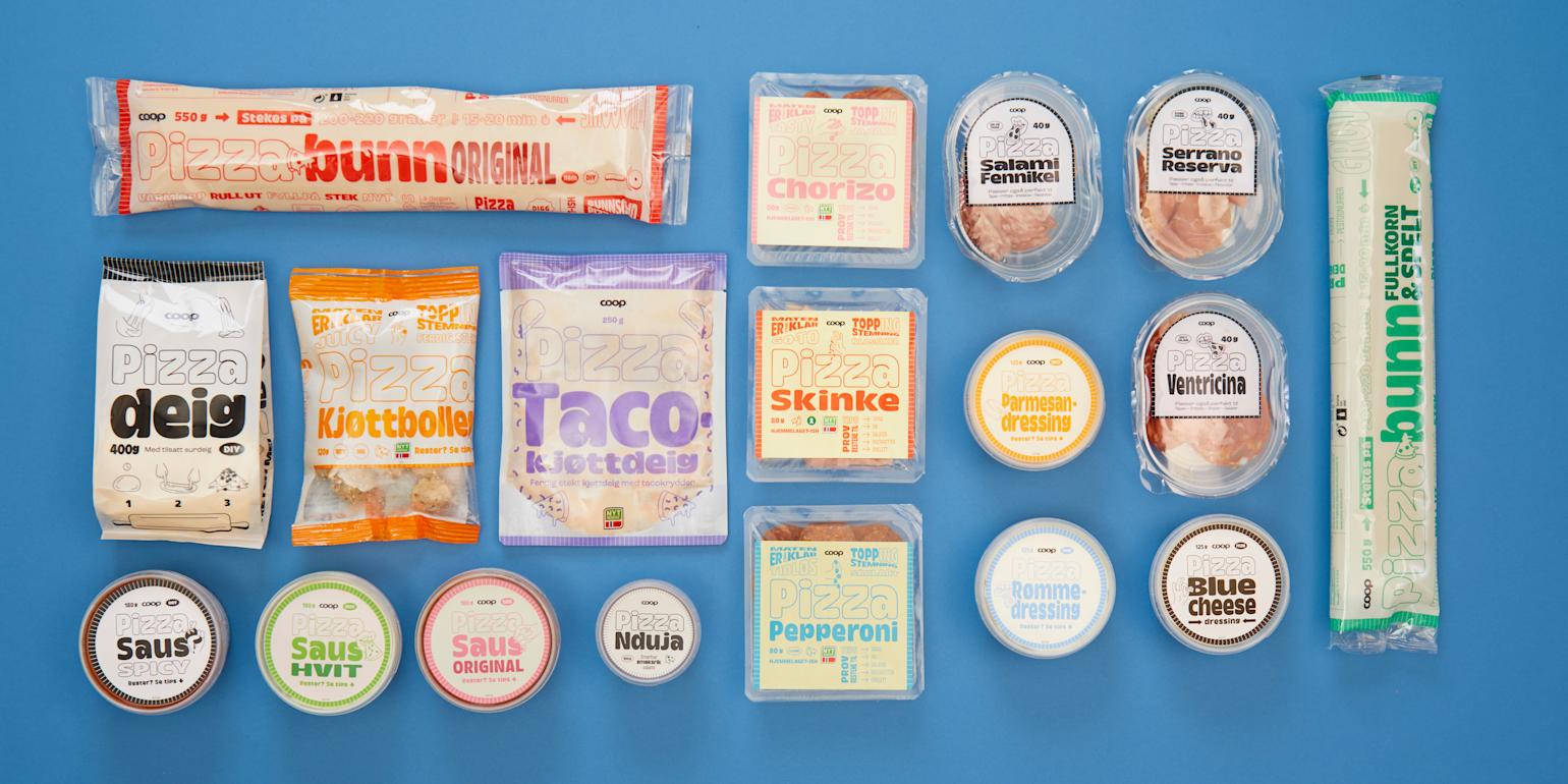 En oversikt over Coop Pizza-produkter