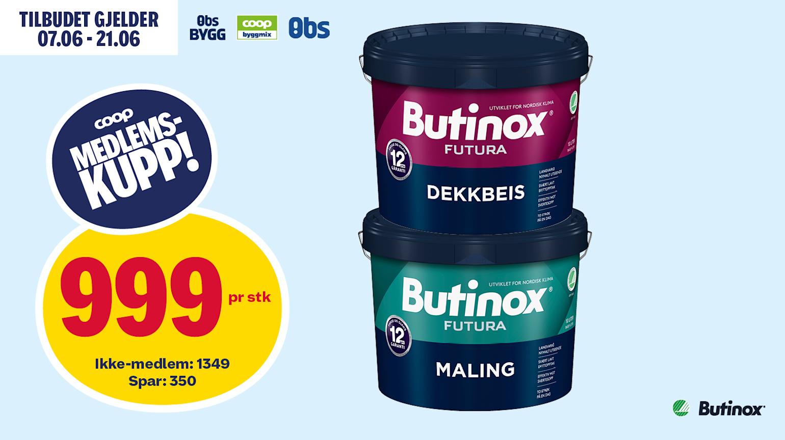 Butinox Futura dekkbeis/maling