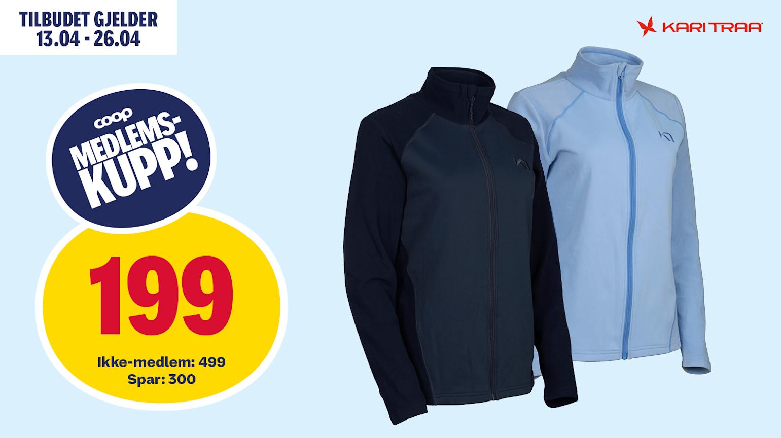 Kari Traa Fie fleecejakke dame