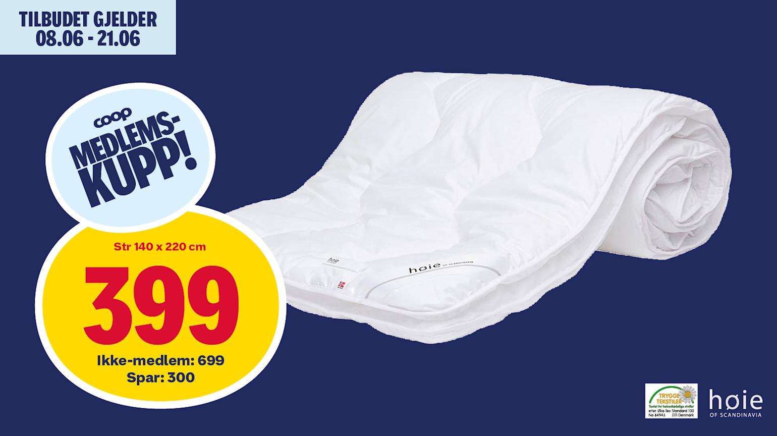 Høie Sommerbris sommerdyne 220 cm