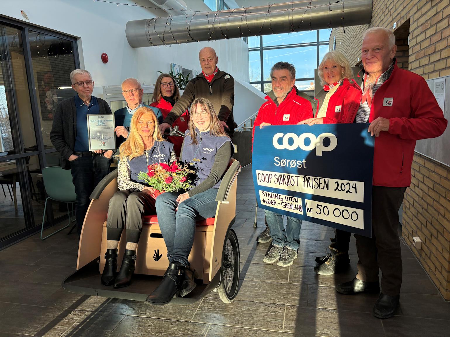 Overrekkelse CSØ-prisen sykling uten alder sol