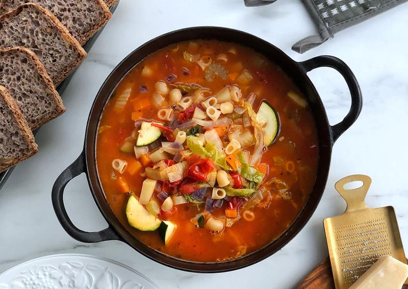 Italiensk grønnsakssuppe
