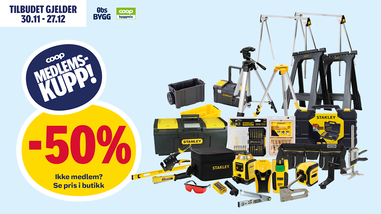 Verktøy fra Stanley