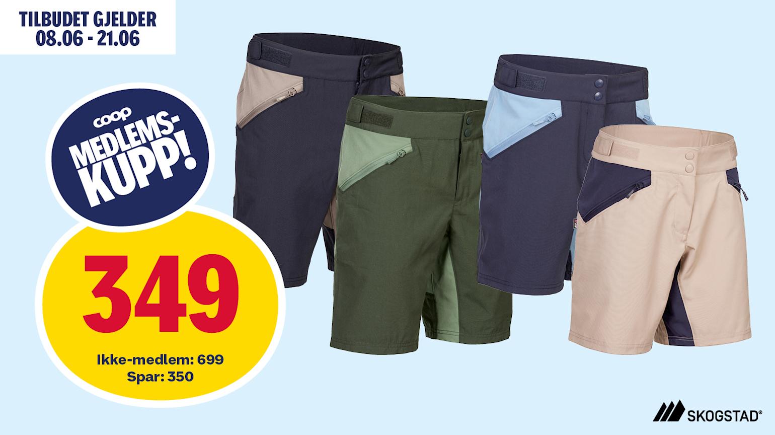 Skogstad Ekkertind turshorts