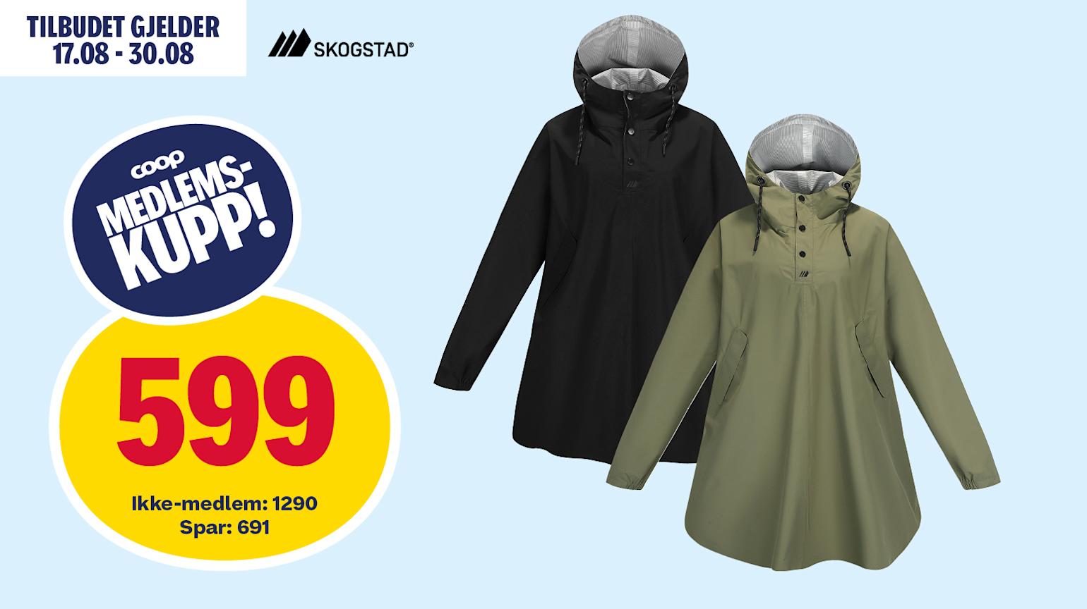 Skogstad Utsira 2,5-lags regnponcho
