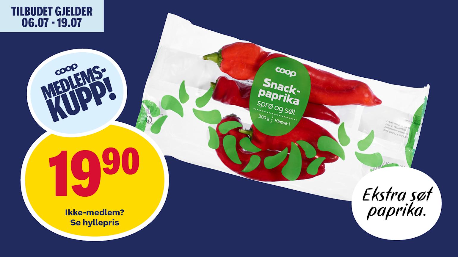 Coop Snack-paprika