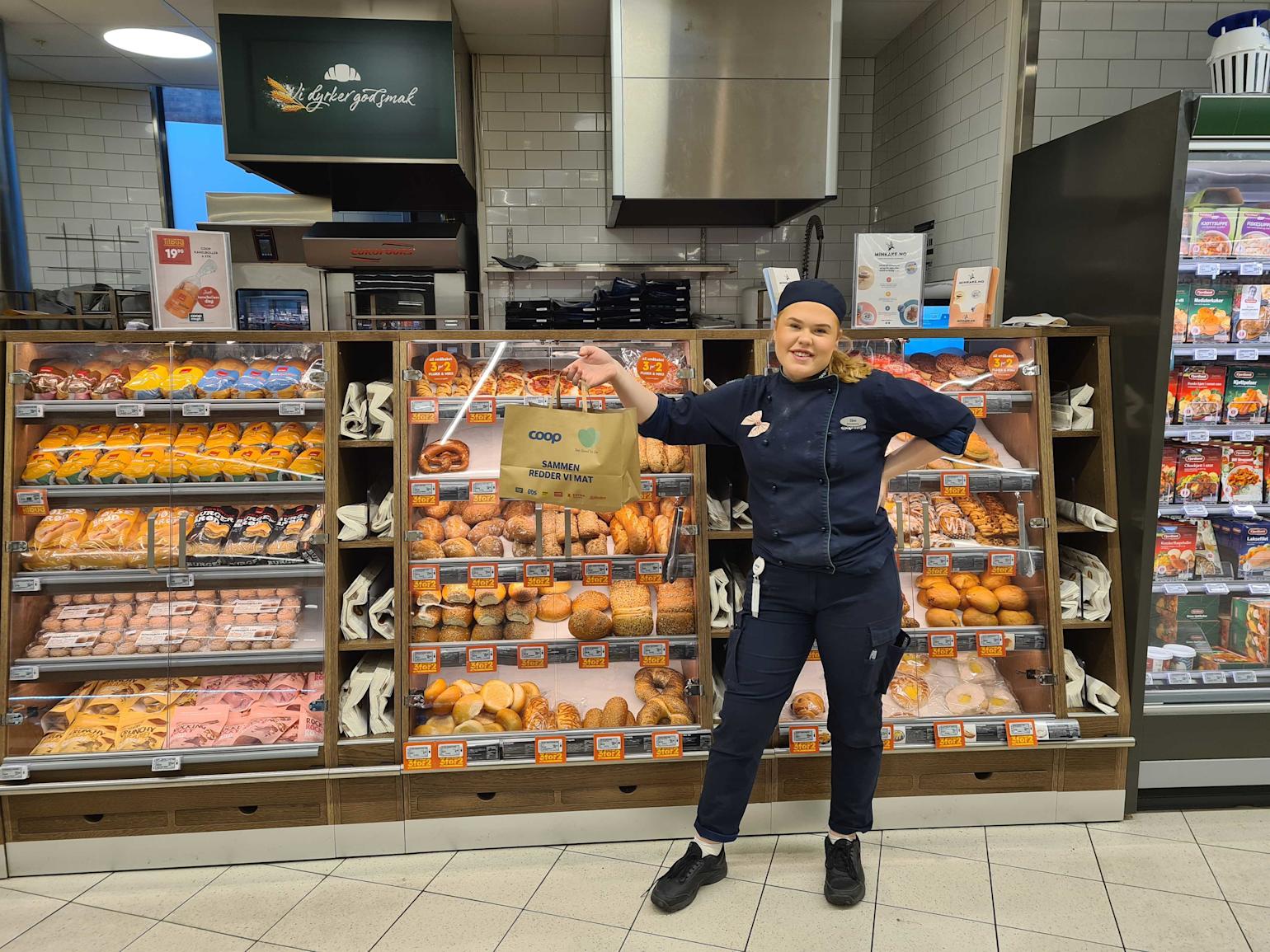 Too Good To Go pose i butikk