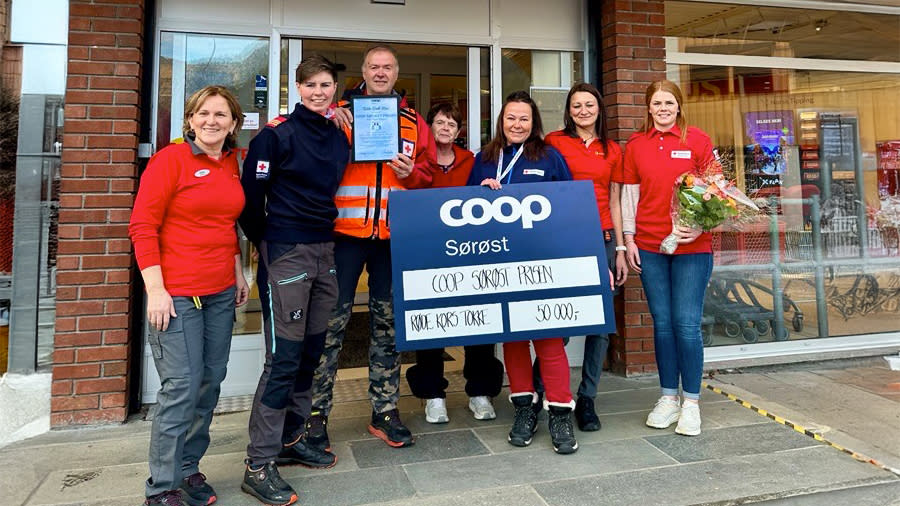 Overrekkelse av Coop Sørøst prisen 2025 - Tokke Røde Kors