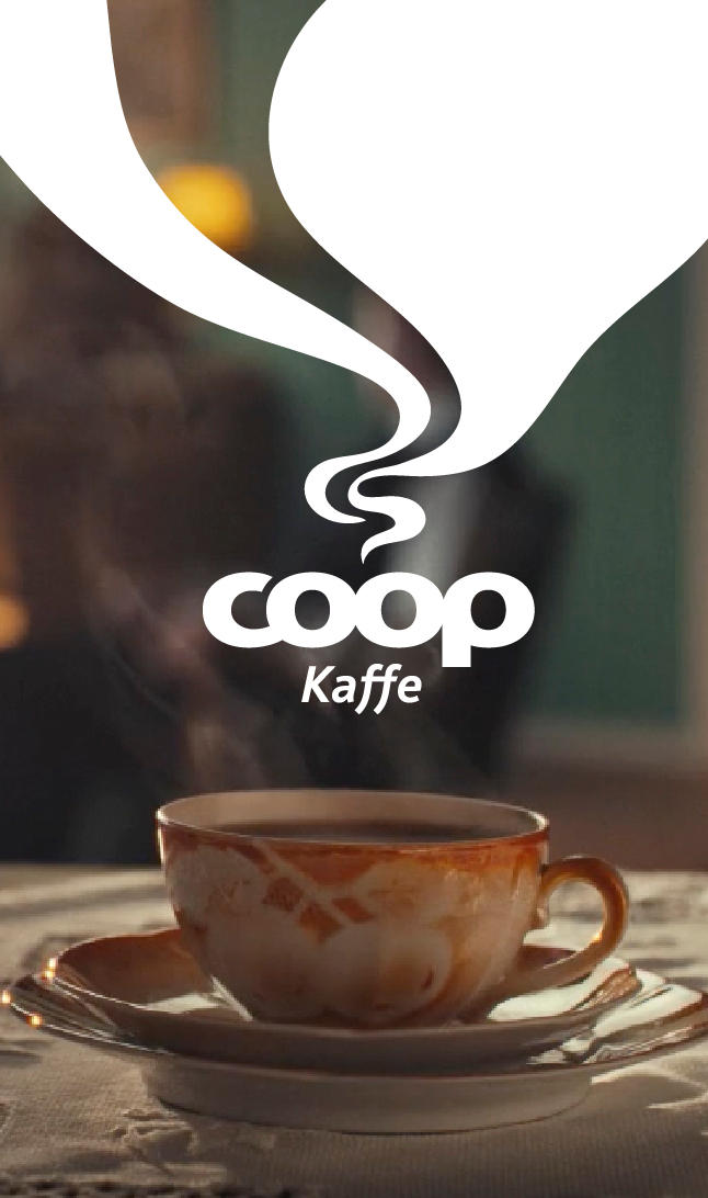 Coop kaffe med damp