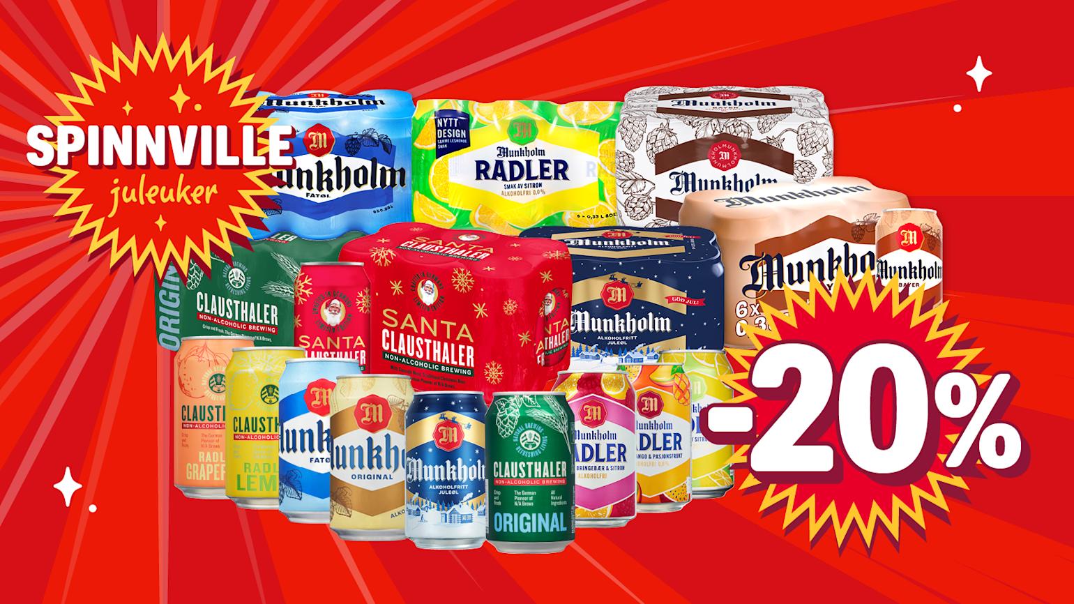 Spinnville juleuker på alkoholfritt øl