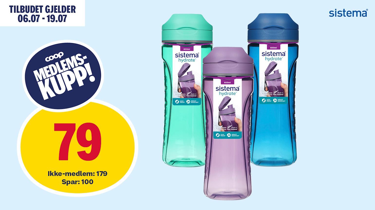 Tritan swift flaske 600 ml