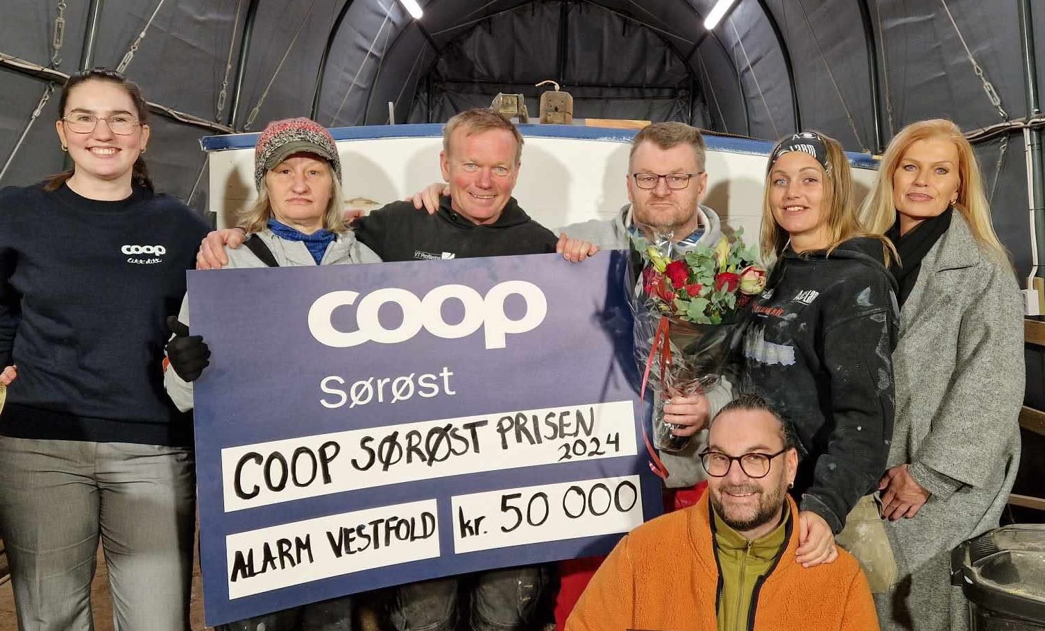 Overrekkelse CSØ-prisen A-larm Vestfold