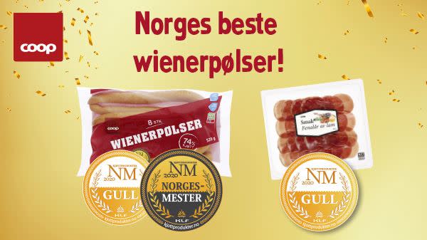 Norges beste wienerpølse kåret i NM i kjøtt 2020