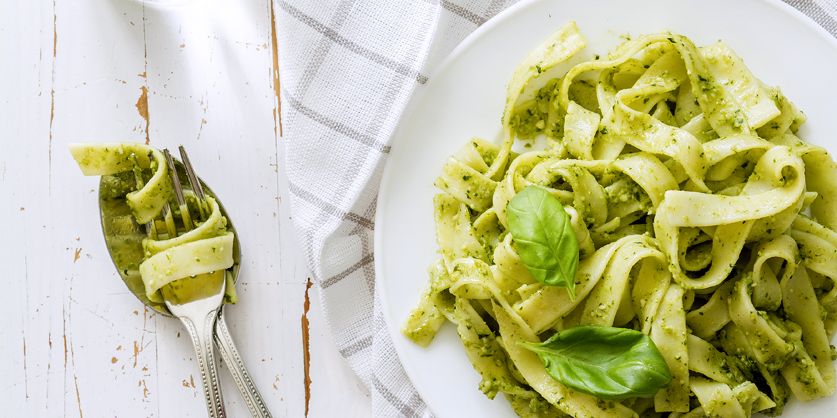 Hjemmelaget pasta pesto