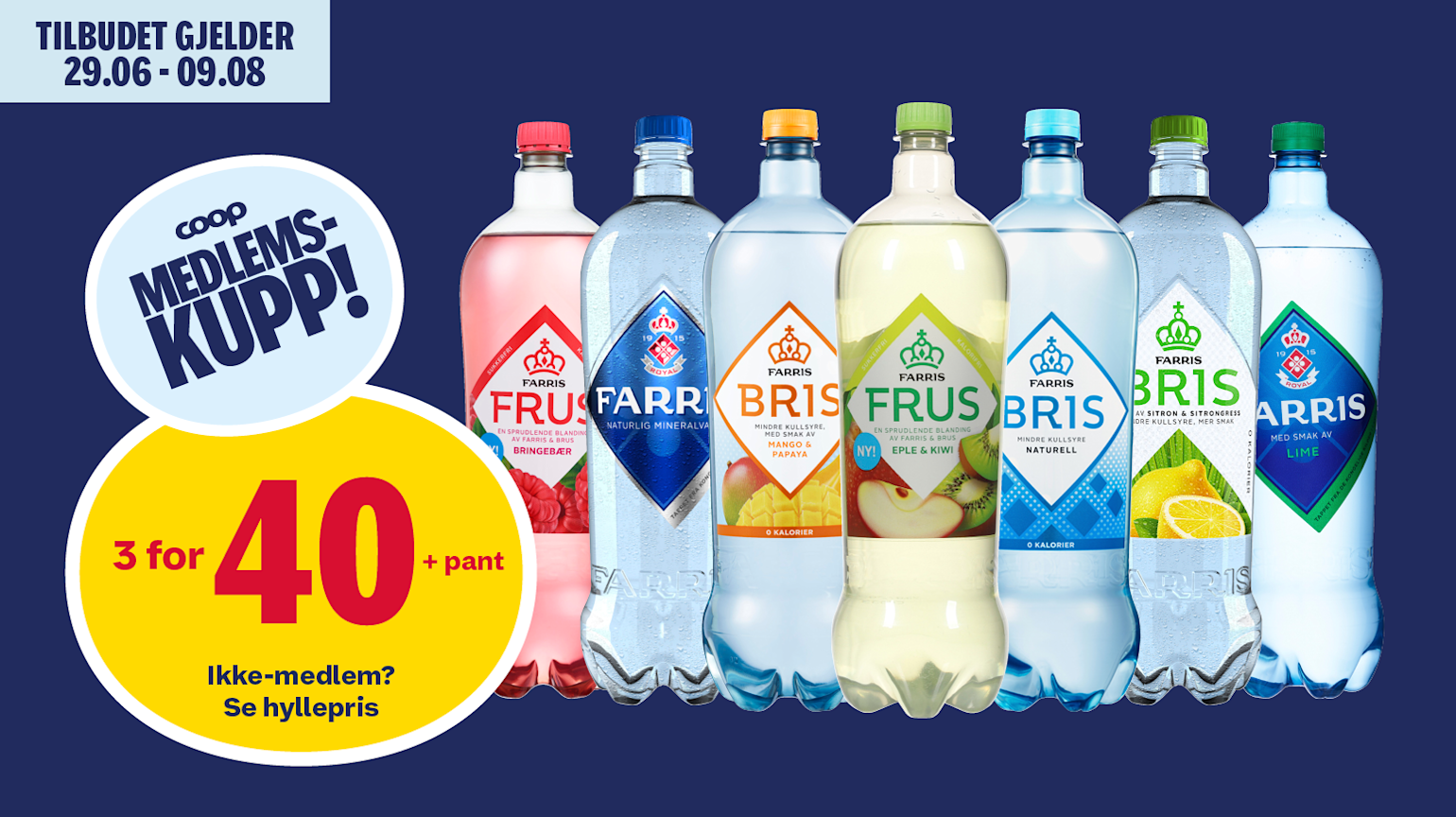 Farris, Bris og Frus 1,5 liter