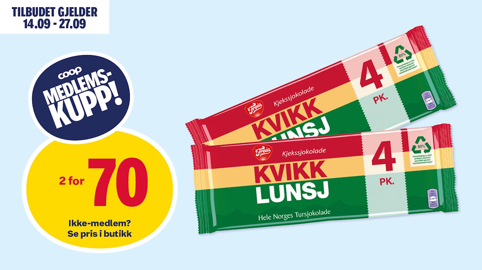 Freia Kvikk Lunsj
