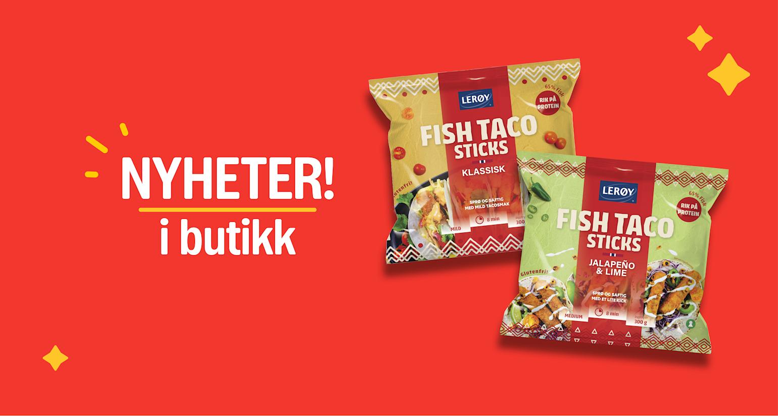Lerøy Fish Taco Sticks nyhet