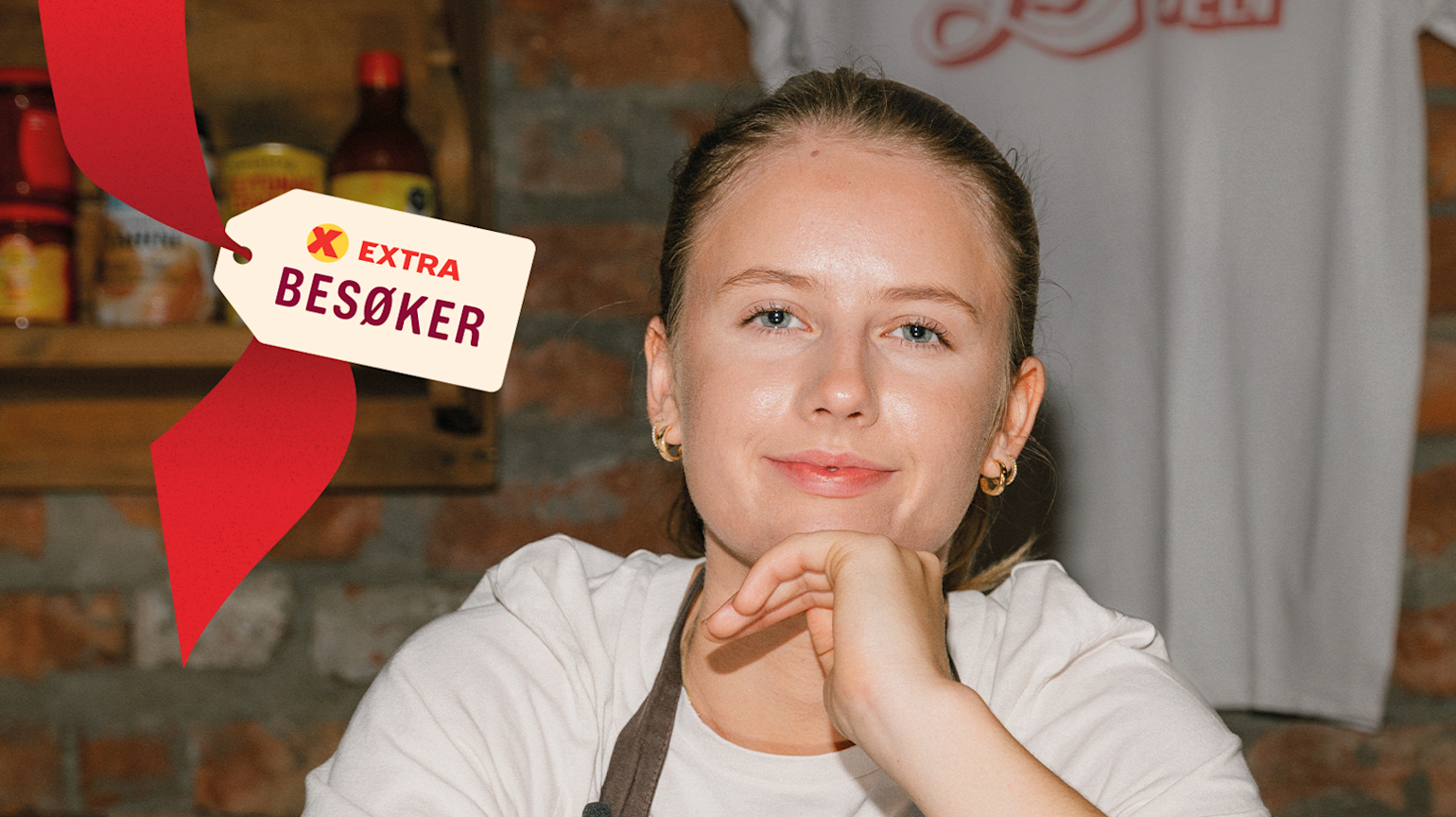 Extra besøker Løkka Deli. Bilde av kokken.