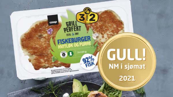 Coop fiskeburger til topps i NM i sjømat