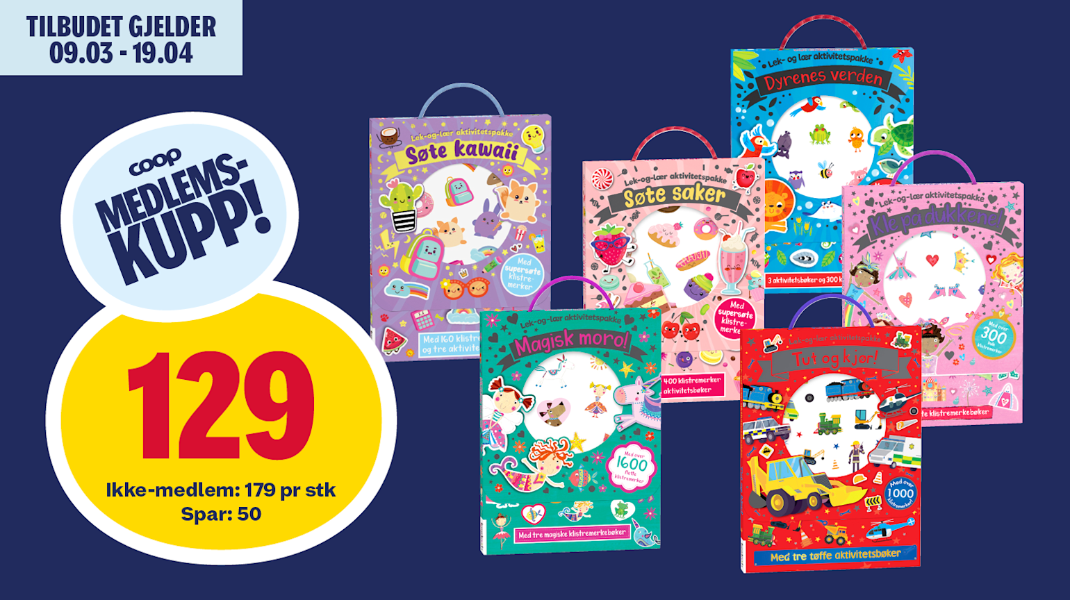 Aktivitetsbøker for barn