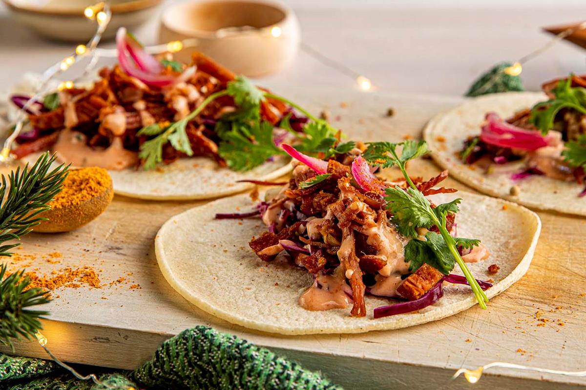 Pinnekjøtt-taco