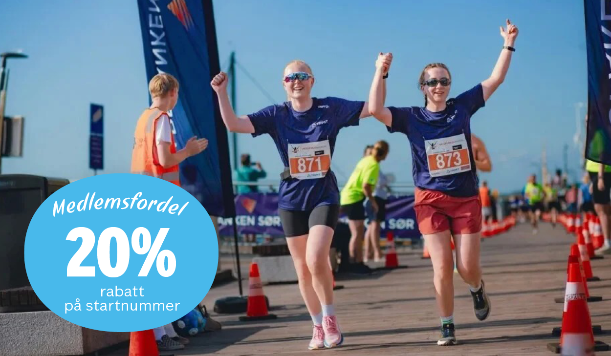 Vestfold Maraton 20% fordel logo