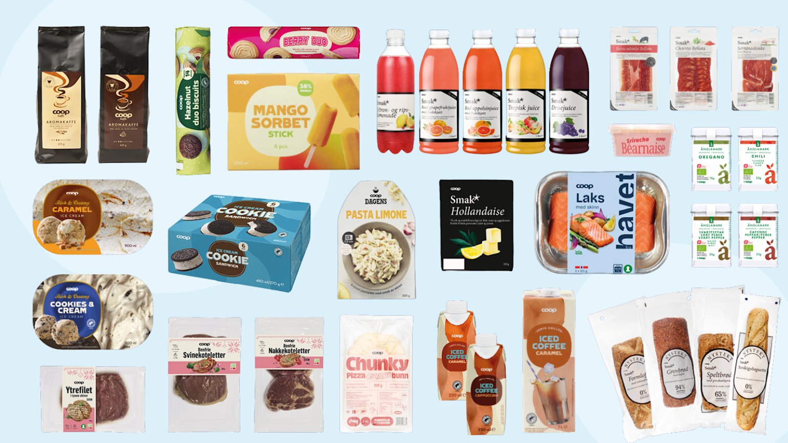 Vårens matnyheter fra Coop Hero