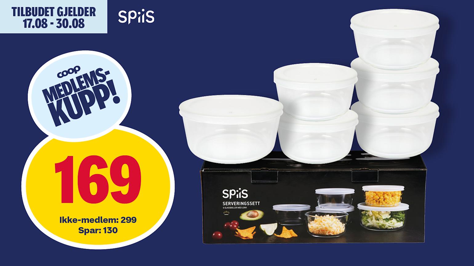 SPiiS Puebla glassboller 6 pk