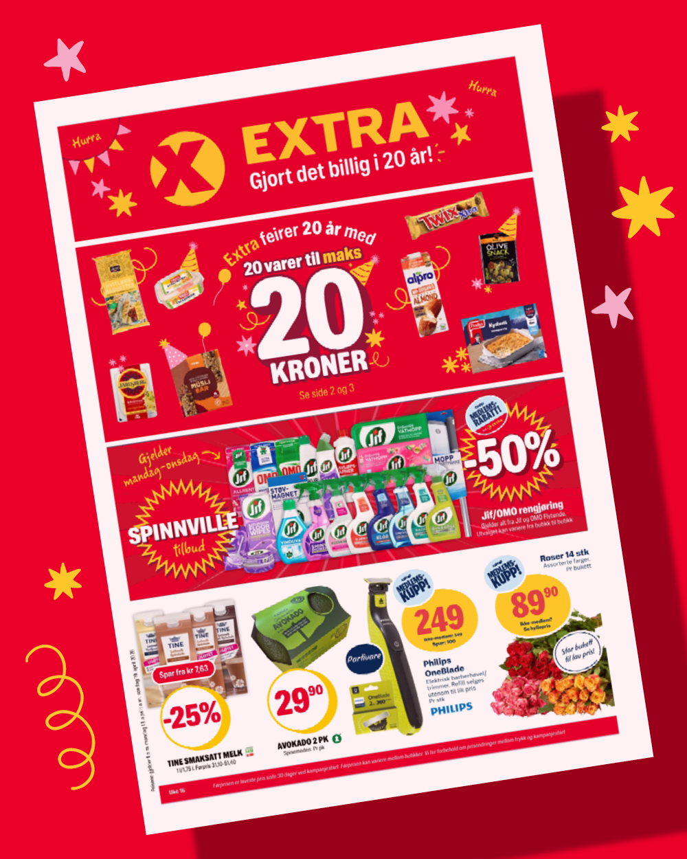 Extra kundeavis mobil - UKE 16