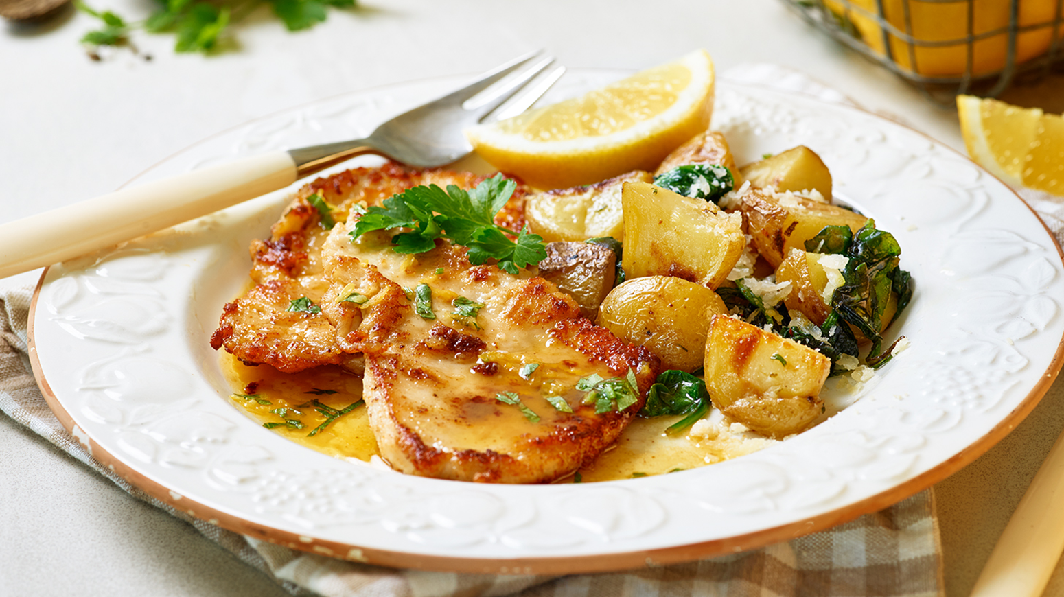 kylling i sitronsaus