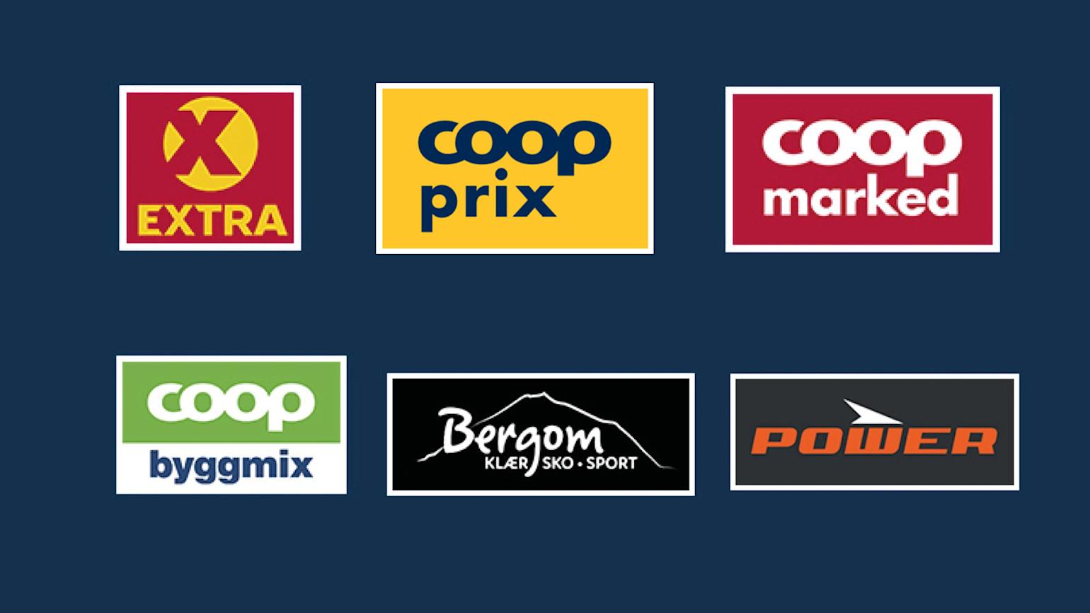 Butikker i Coop Ottadalen SA FPI