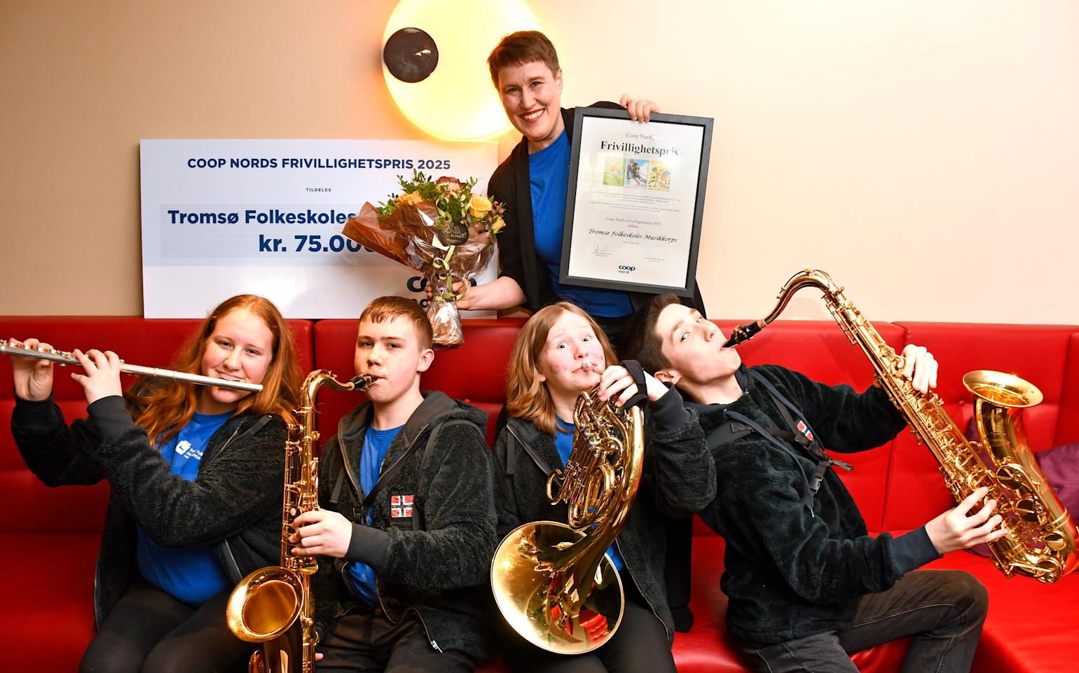 Frivillighetsprisen Tromsø folkeskoles musikkorps