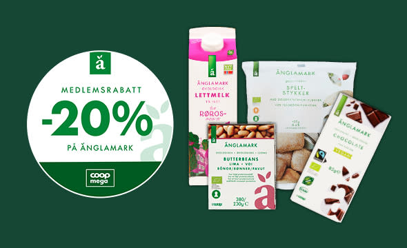 20% medlemsrabatt på Änglamark