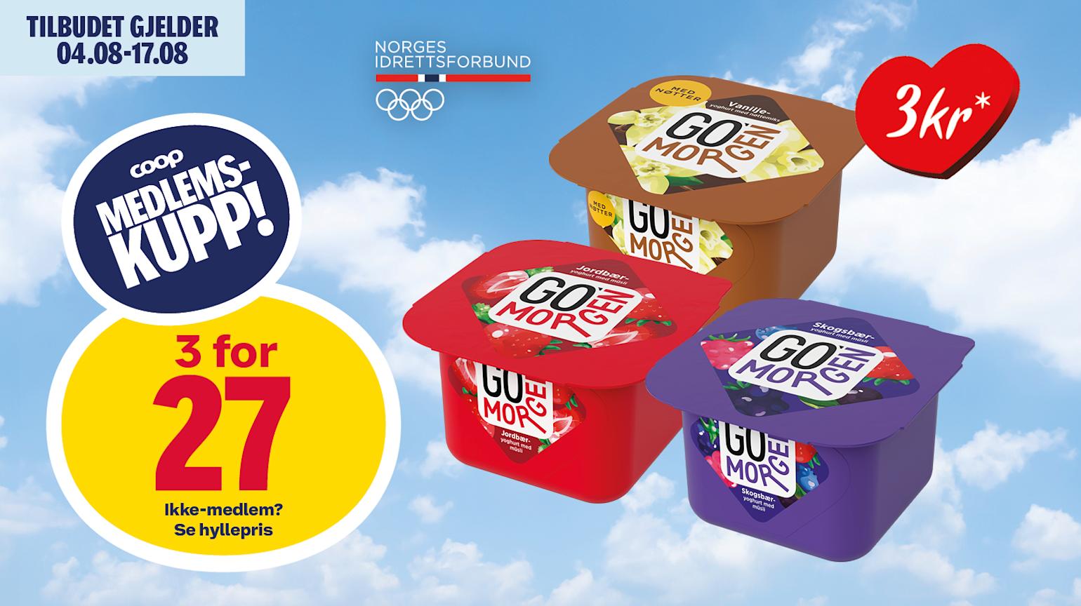 Go'morgen yoghurt