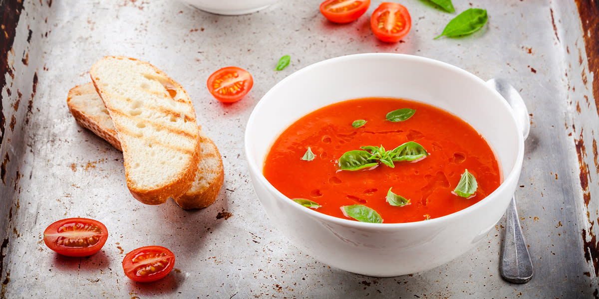 Gazpacho er en superfrisk tomatsuppe