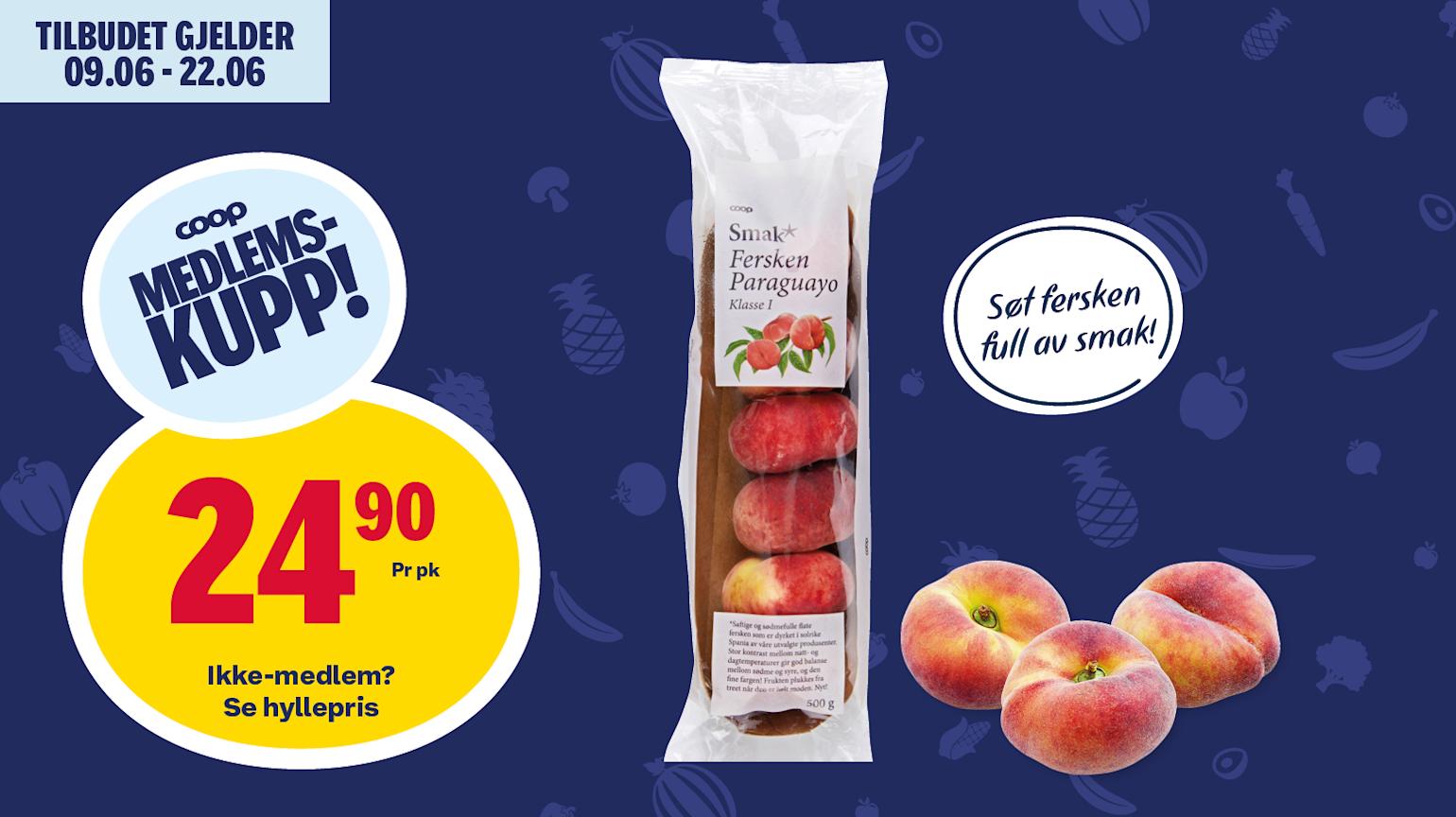 Coop Smak*  Fersken Paraguayo