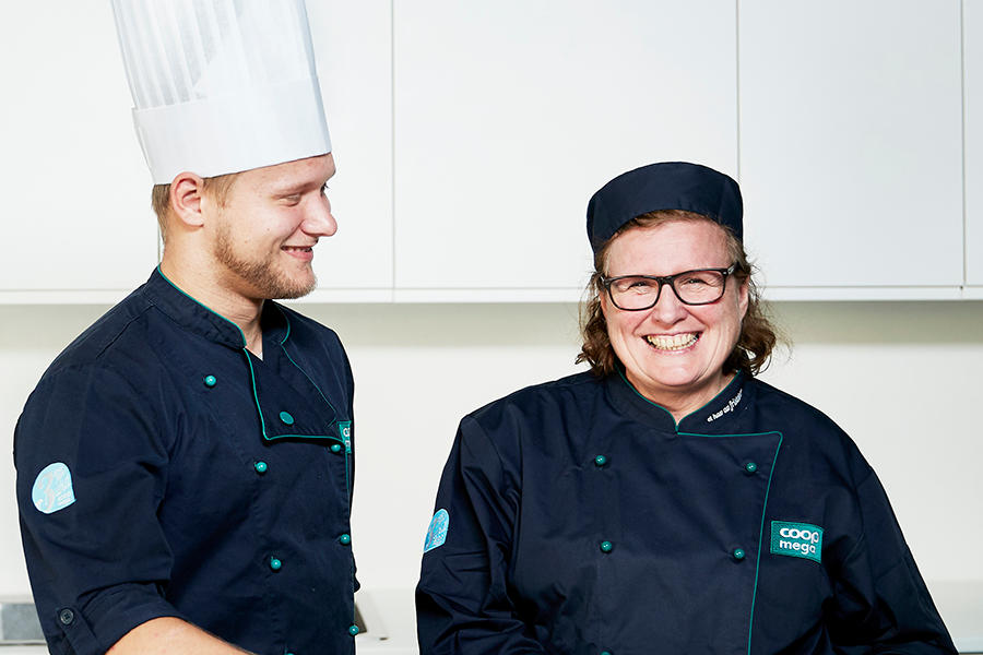 Coop Megas juleeksperter, Jørn Edvard Thalberg og Beret Warholm.