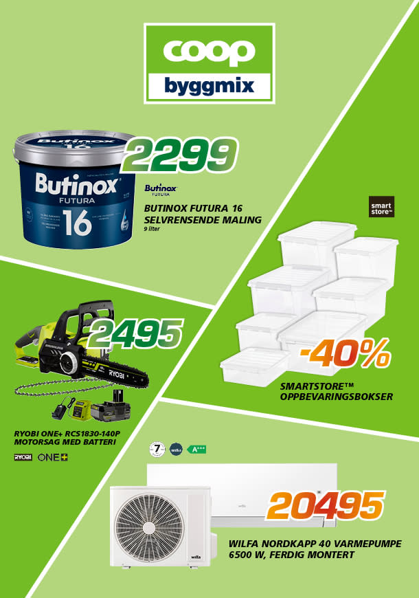 Byggmix mobil forside uke 32-33