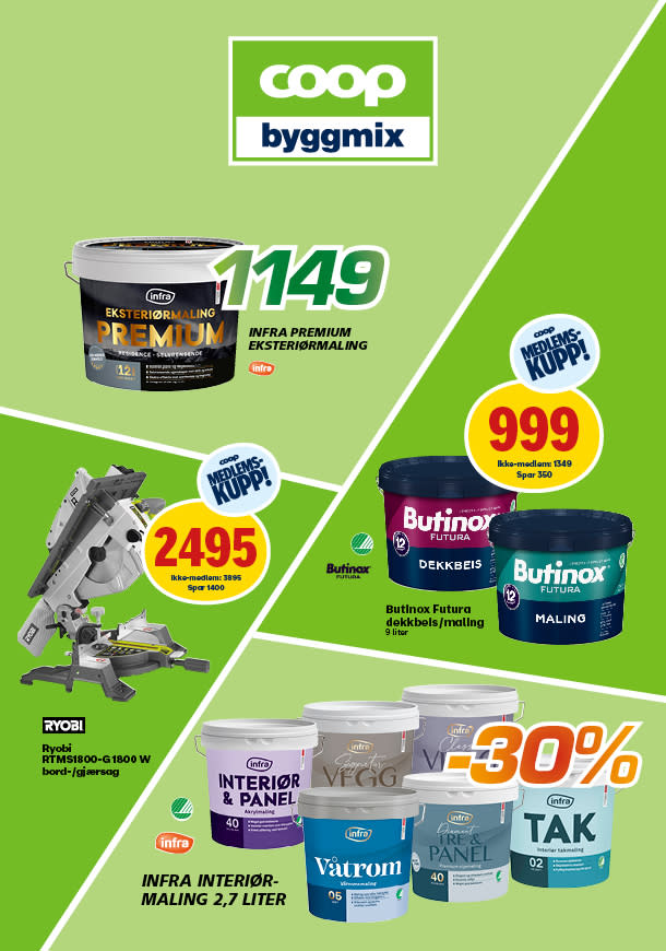Byggmix mobil forside uke 24-25