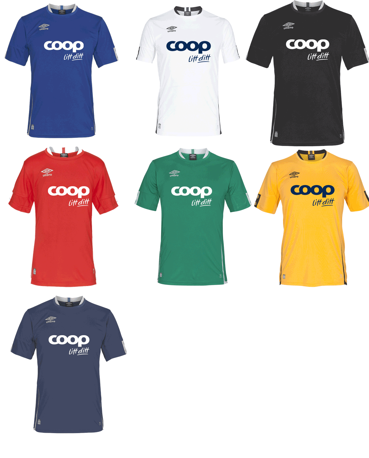 Coop draktkampanje - Trøyer i ulike farger