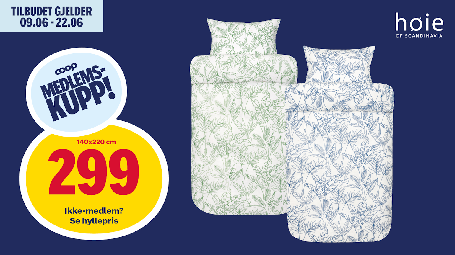Høie Kaisa krepp sengesett