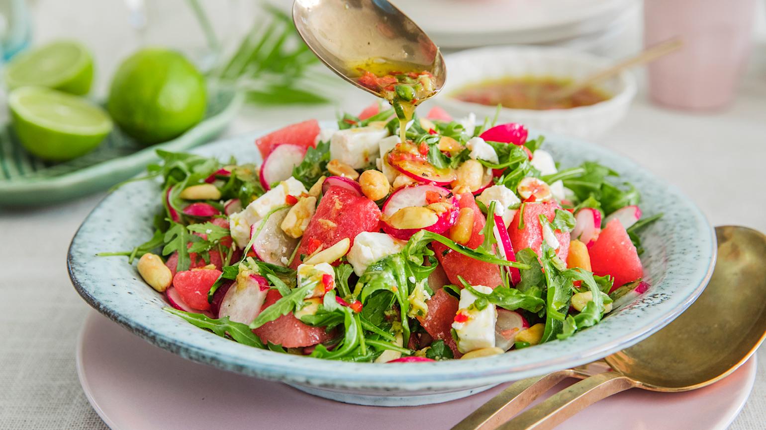 Vannmelonsalat 