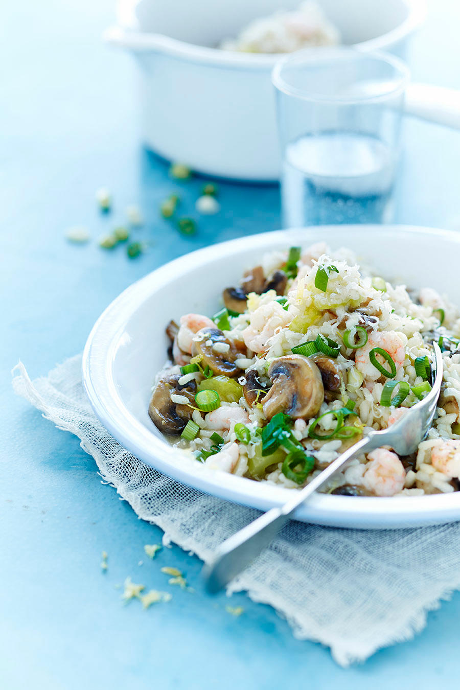 Sopprisotto med reker og sitron